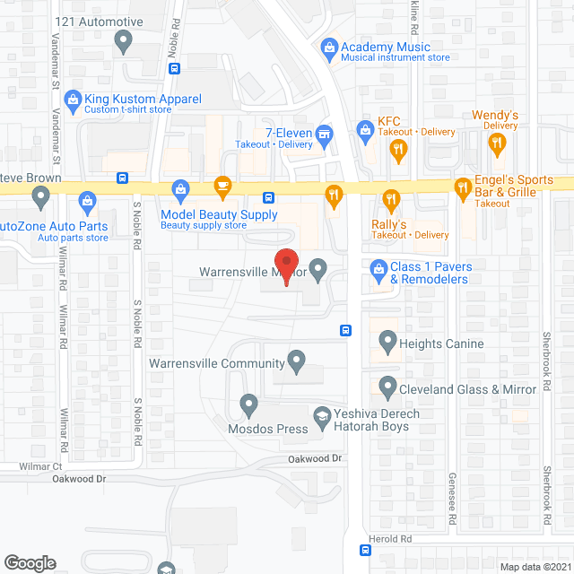 Warrensville Manor in google map