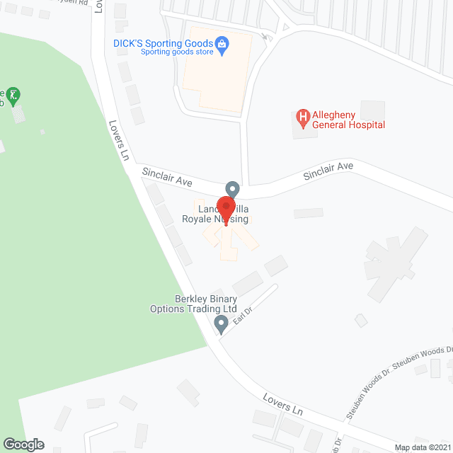 Lancia Villa Royale Nursing Home in google map