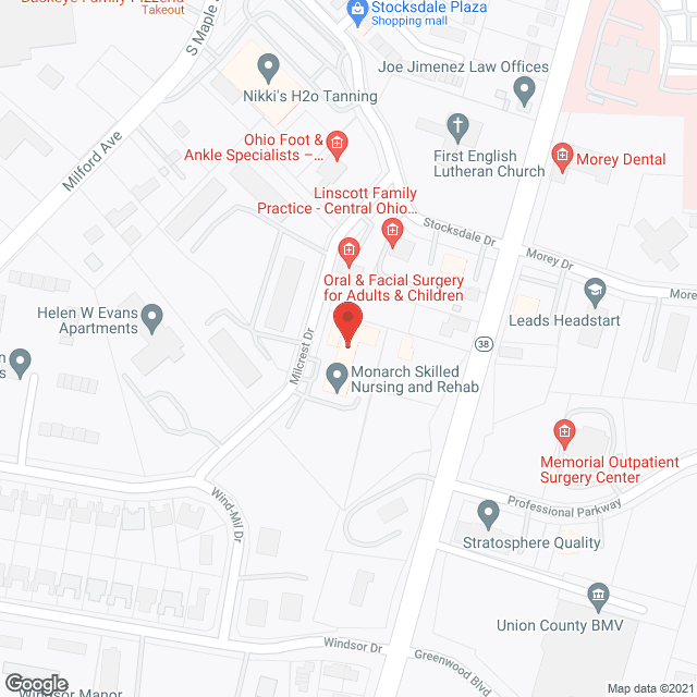 Monarch Skilled Nursing and Rehab in google map