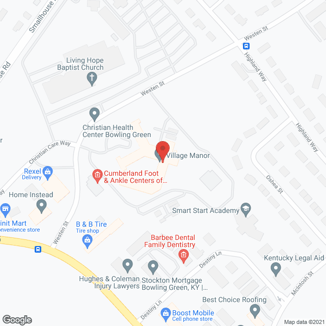 Christian Health Ctr in google map