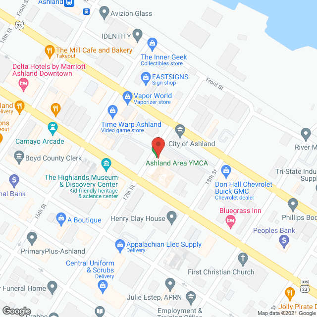 Woodland Oaks in google map