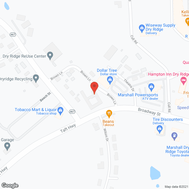 Dry Ridge Personal Care Home in google map