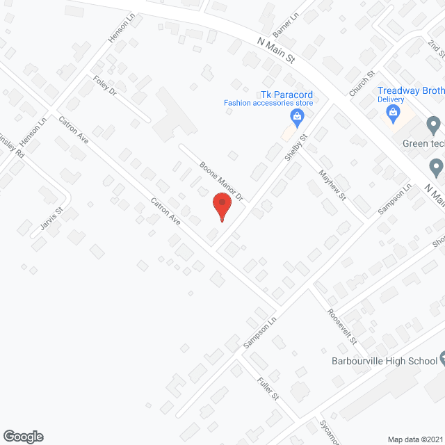 Barbourville Nursing Home in google map