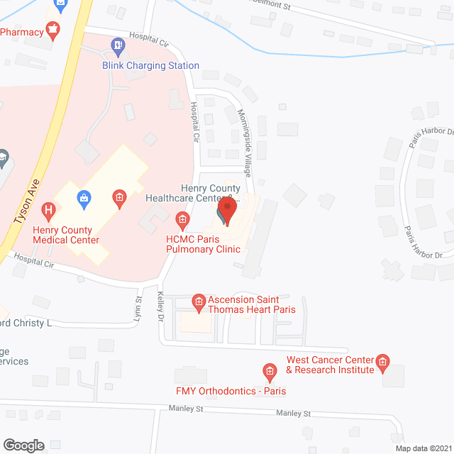 Henry County Nursing Home in google map