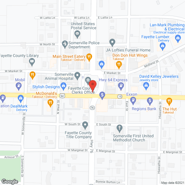 Oakwood Manor Apartments in google map