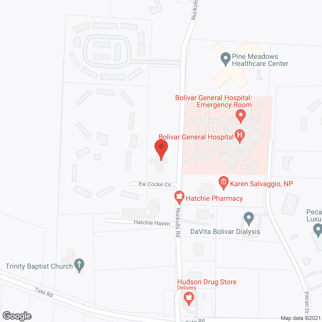Bolivar Assisted Care Living in google map