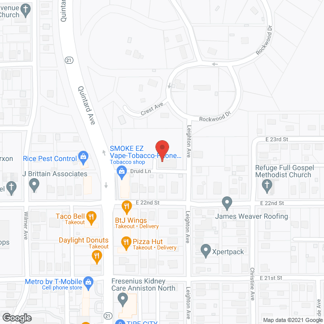 Eastside on Leighton in google map