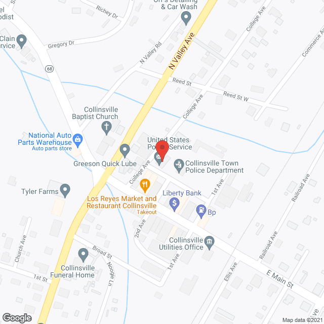 Collinsville Nursing Home in google map