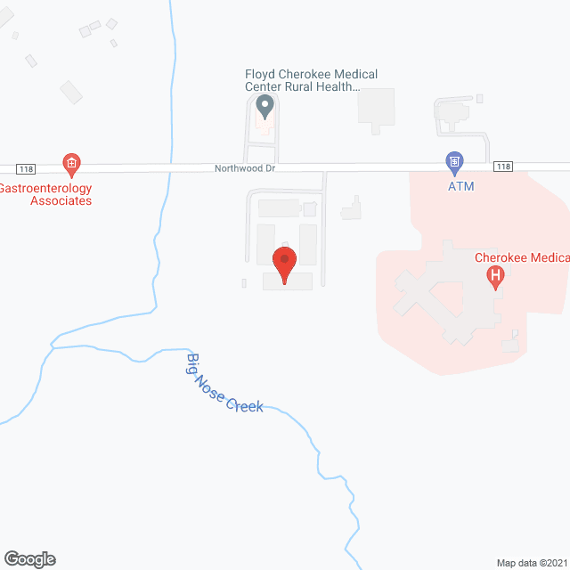 Cherokee Manor Apartments in google map
