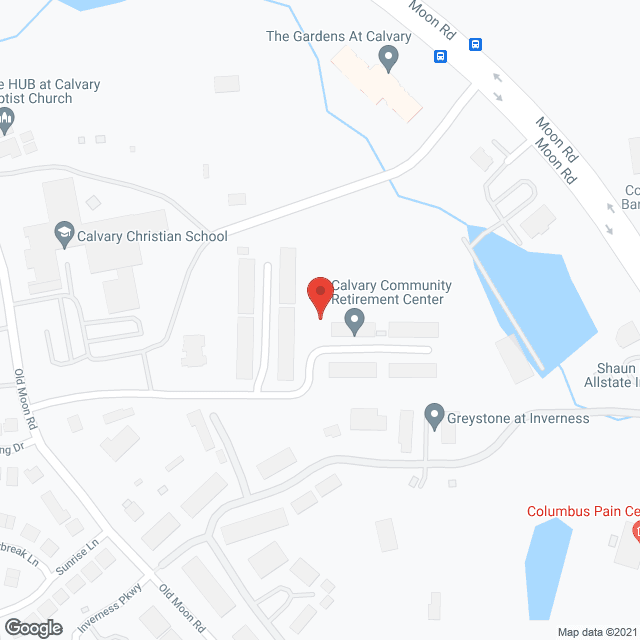 Calvary Community Retirement in google map