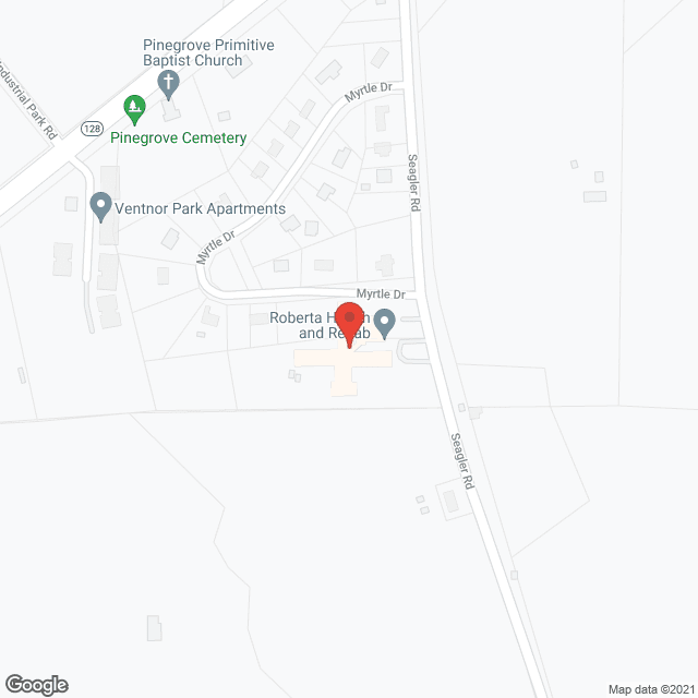 Roberta Health Care Ctr in google map