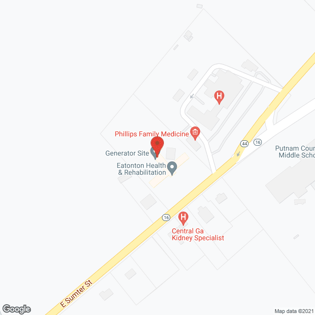 Eatonton Health Care Ctr in google map