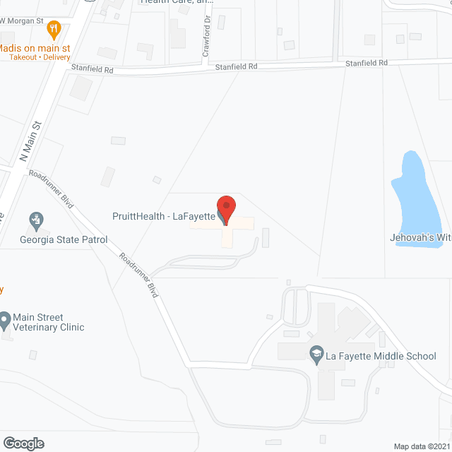 La Fayette Health Care Ctr in google map