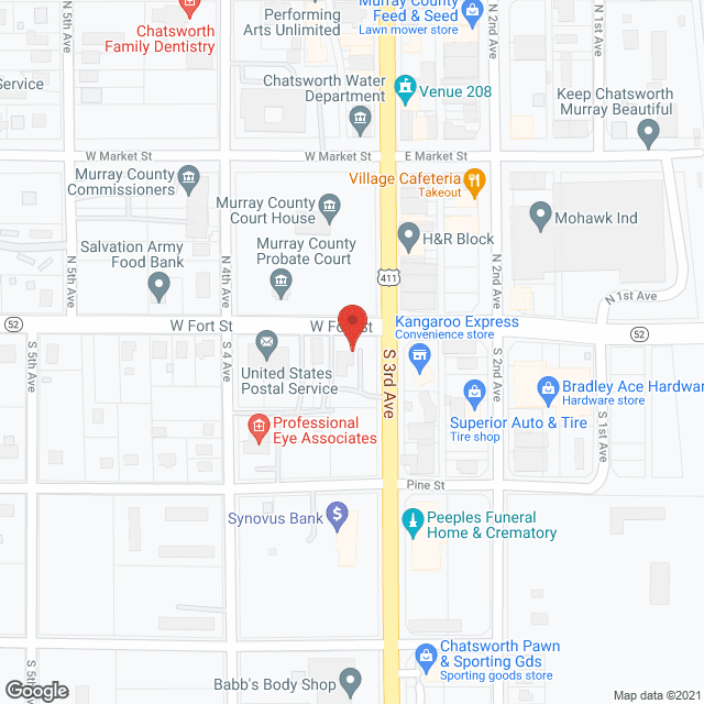 Chatsworth Health Care Ctr in google map