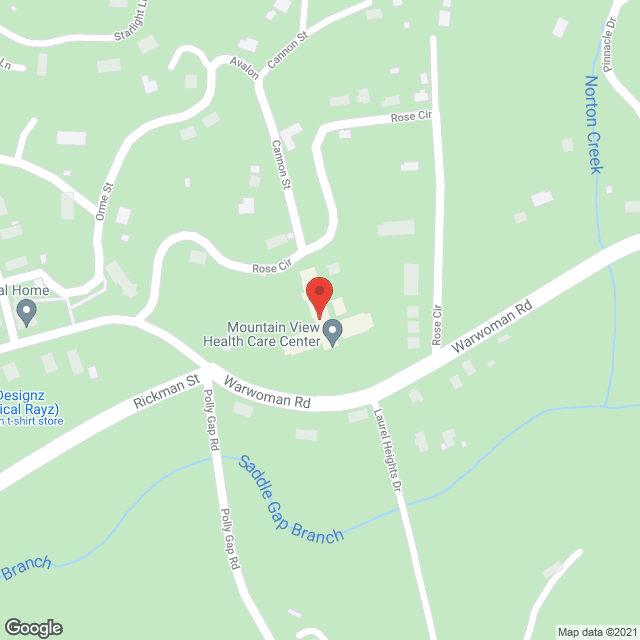 Mountain View Health Care Ctr in google map