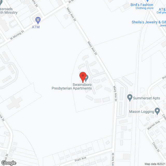 Swainsboro Presbyterian Apts in google map
