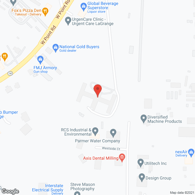 Brian Center Hlth & Rehab in google map