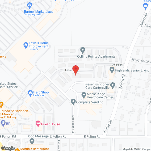 Felton Place in google map
