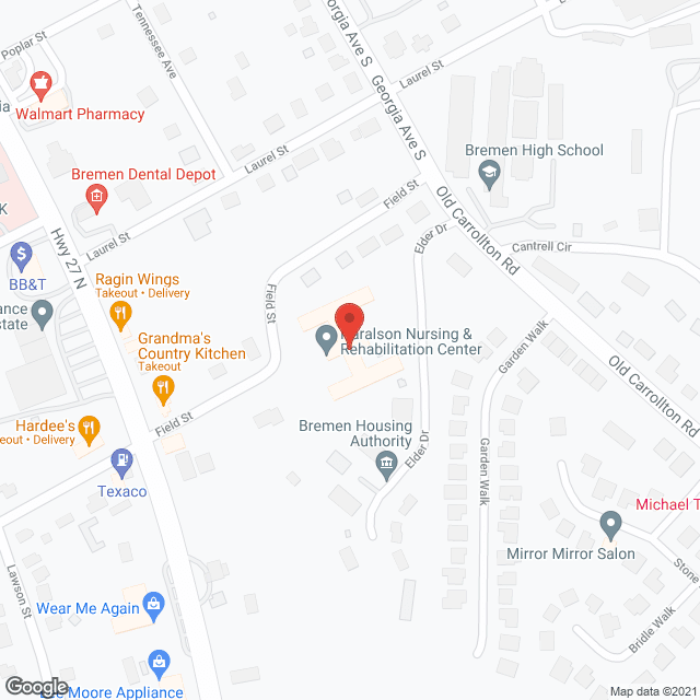 Haralson Nursing & Rehab Ctr in google map