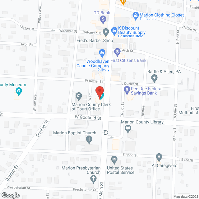English Park Nursing Ctr in google map