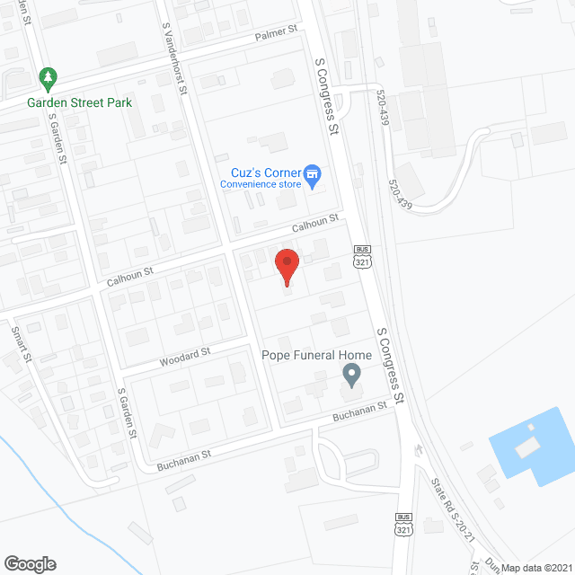 Vanderhorst Street Community in google map