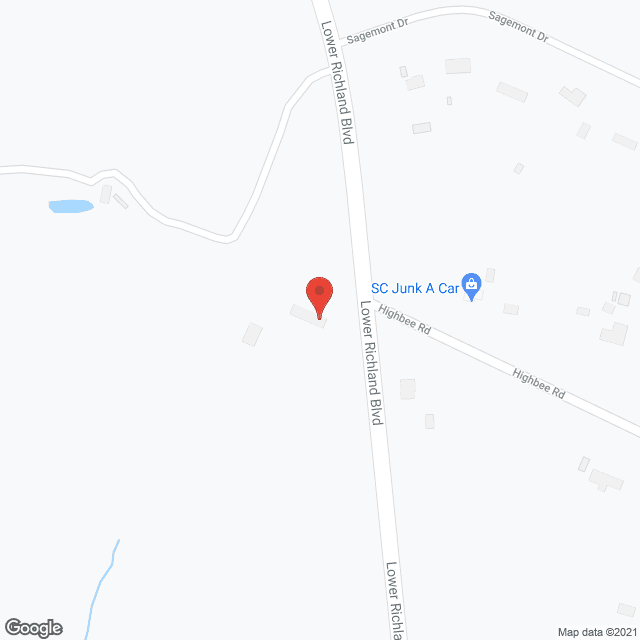Lower Richland's LBJ Care in google map