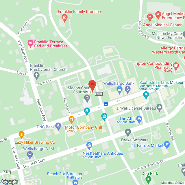 Britthaven of Franklin in google map