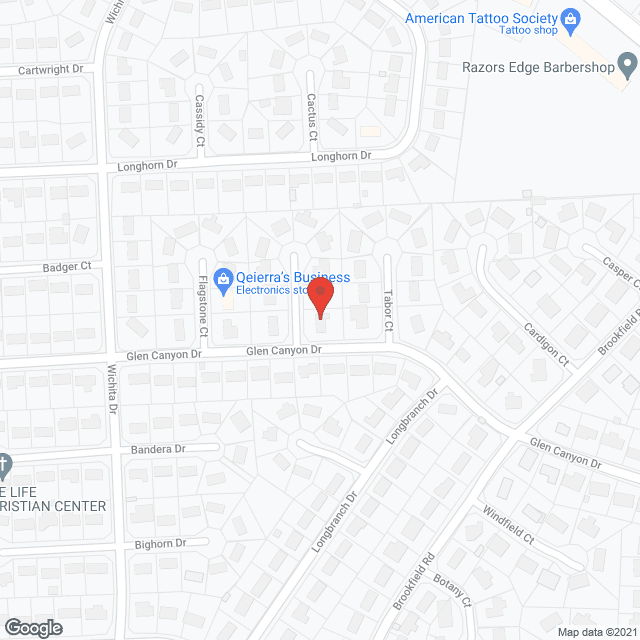 Blue Dda Home in google map