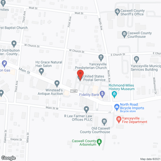 Brian Center Health & Rehabilitation - Yanceyville in google map