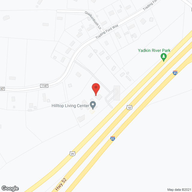 Hilltop Living Center in google map