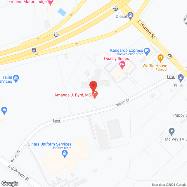 Peak Resources - Alamance in google map