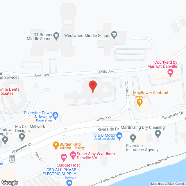 Riverside Health Care Ctr in google map