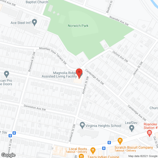 Magnolia Ridge Residential in google map