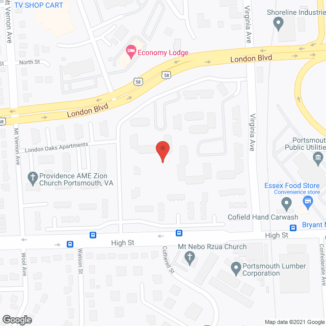 London Oaks Apartments in google map
