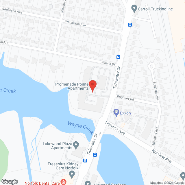 Promenade Pointe in google map