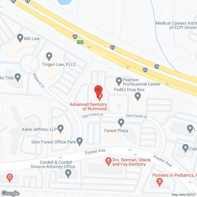 Convalescent Care Inc in google map