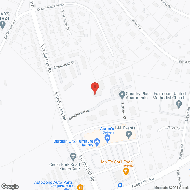 Country Place III in google map