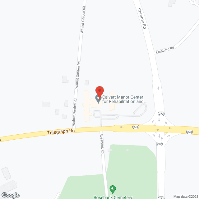 Calvert Manor Healthcare Ctr in google map