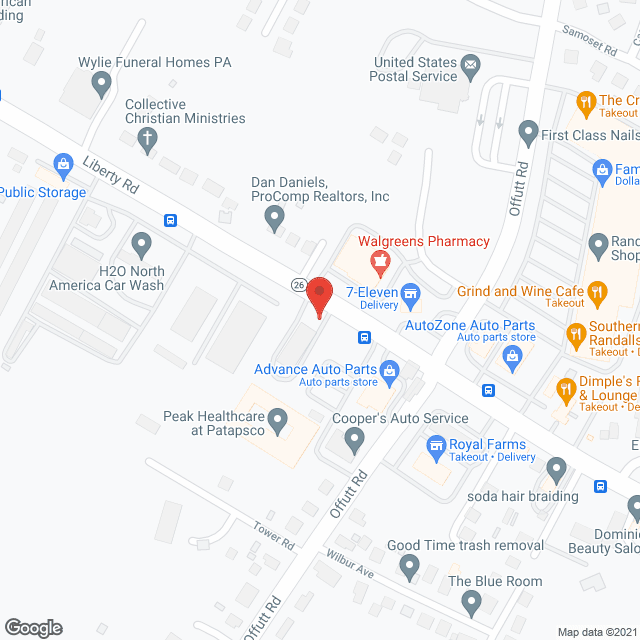 Genesis Patapsco Valley in google map