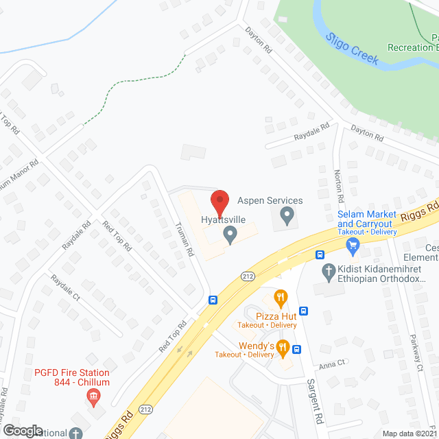Manor Care Hyattsville in google map