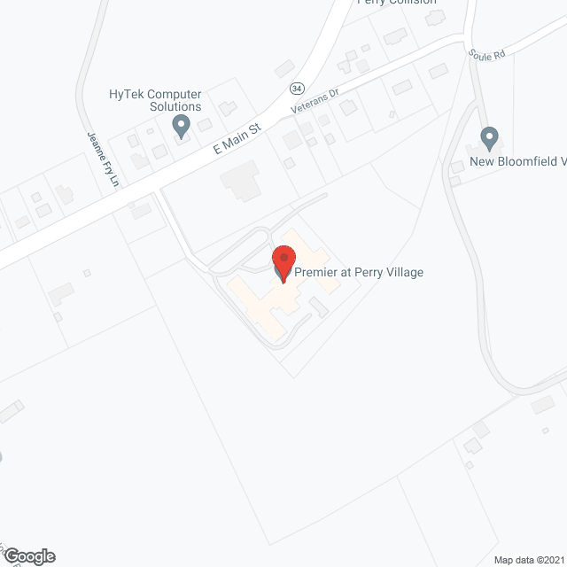 Perry Village in google map