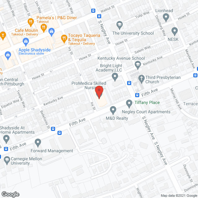 ProMedica Shadyside in google map