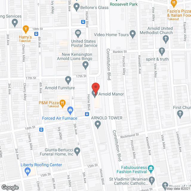 Arnold Manor in google map