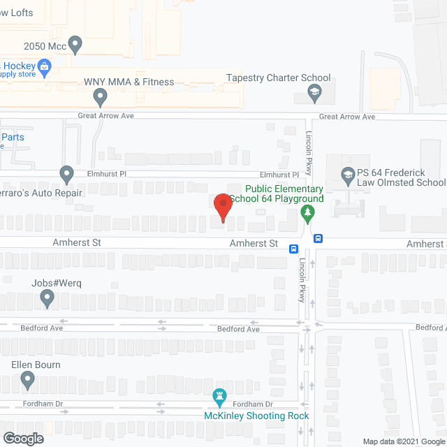 Elmhurst Apartments in google map