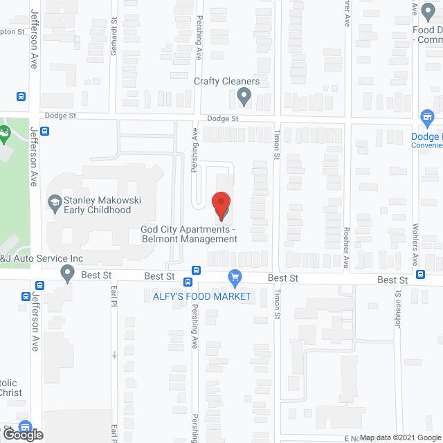 God City Housing Development in google map