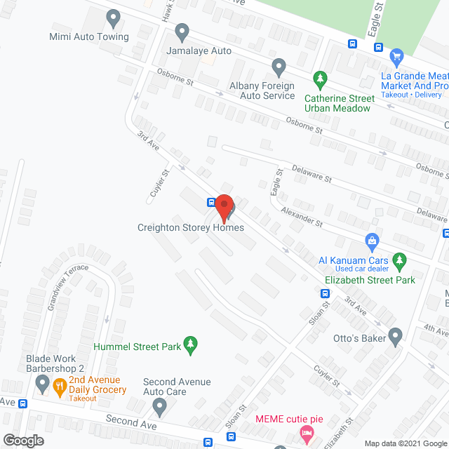Creighton Storey Homes in google map