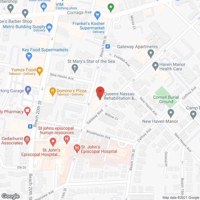 Queens Nassau Nursing Home in google map