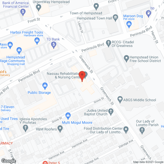 Nassau Extended Care in google map