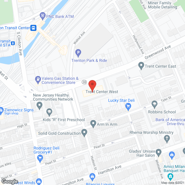 Trenton Center West in google map