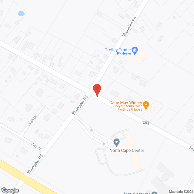 North Cape Center in google map